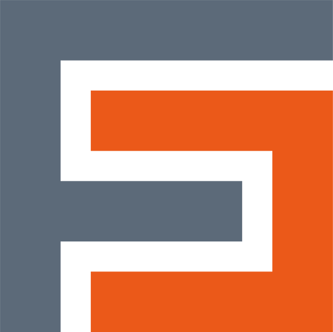 Square Letter F and G logo